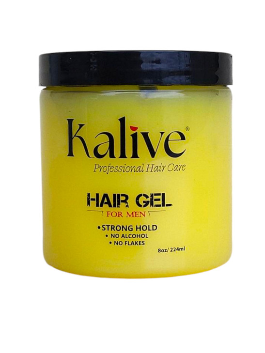 Kalive Men S Hair Styling Gel 8 Oz Strong Hold And Light Shine All Day No Flaking