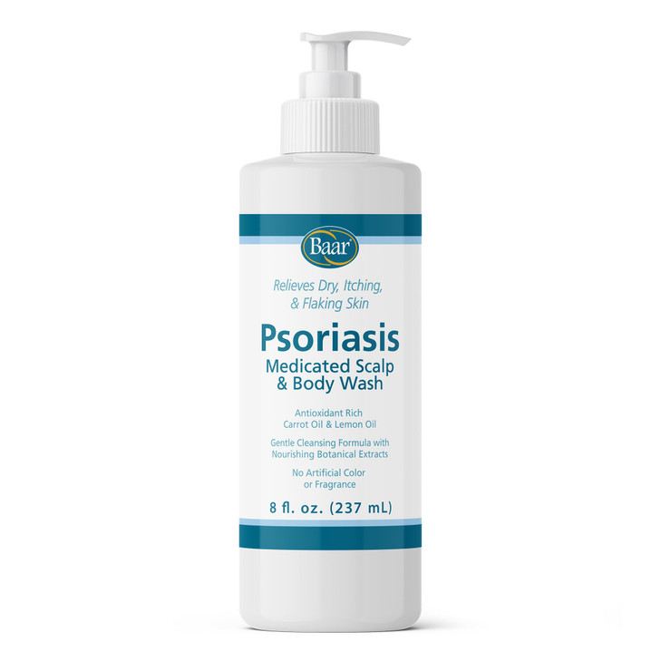 Baar Psoriasis Scalp And Body Wash 8 Fl Oz