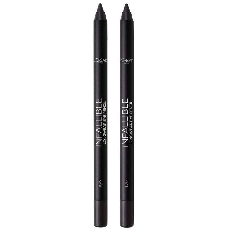 L Oreal Paris Makeup Infallible Pro Last Pencil Eyeliner Waterproof And Smudge Resistant Glides On Easily To Create Any Look Black 0.042 Oz.