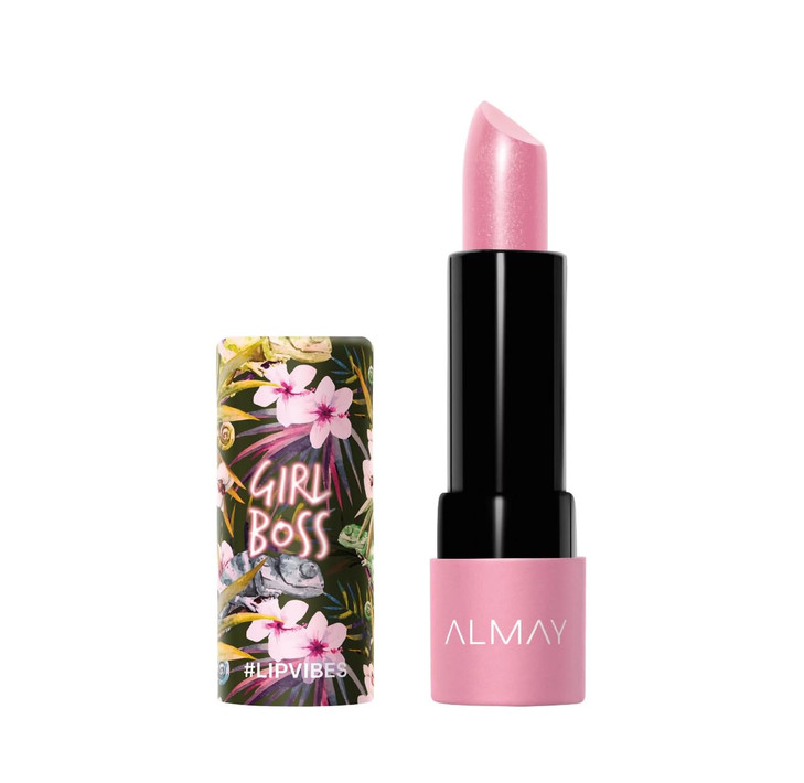 Almay Lip Vibes Lipstick With Vitamin E Oil And Shea Butter Matte Finish Hypoallergenic Girl Boss 0.14 Oz