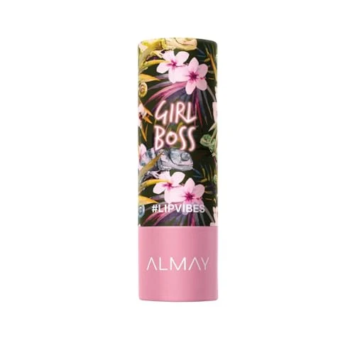 Almay Lip Vibes Lipstick With Vitamin E Oil And Shea Butter Matte Finish Hypoallergenic Girl Boss 0.14 Oz