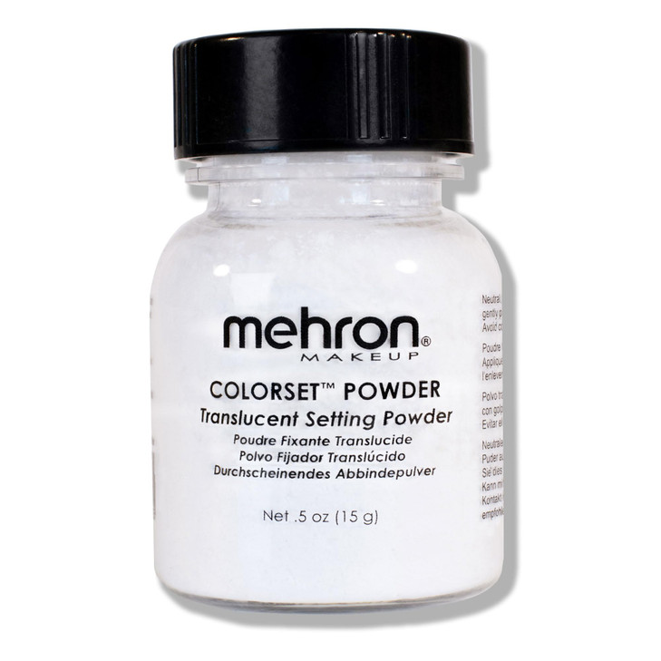 Mehron Makeup Colorset Powder 0.5 Oz Translucent Setting Powder
