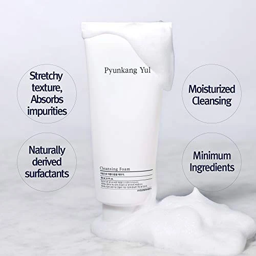 Pyunkang Yul Cleansing Foam Korean Facial Wash For All Skin Types Zero Irritation Face Washer Extracted From Coconut Moisturized Skin And