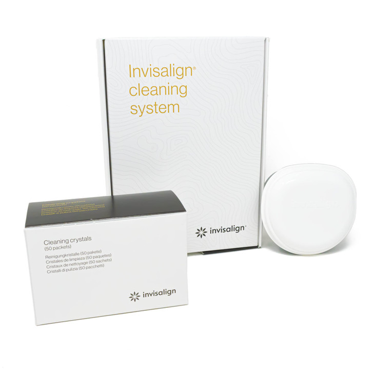 Invisalign Cleaning Crystals System With Tub Aligner And Retainer Cleaner