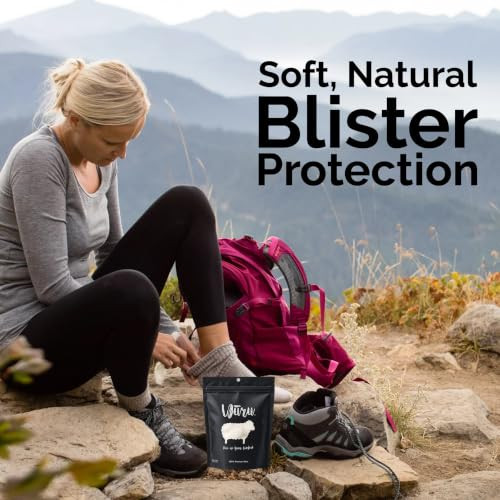 Wuru Blister Prevention Lambs Wool For Toes And Feet 100 Percent Merino Wool 1 Pk