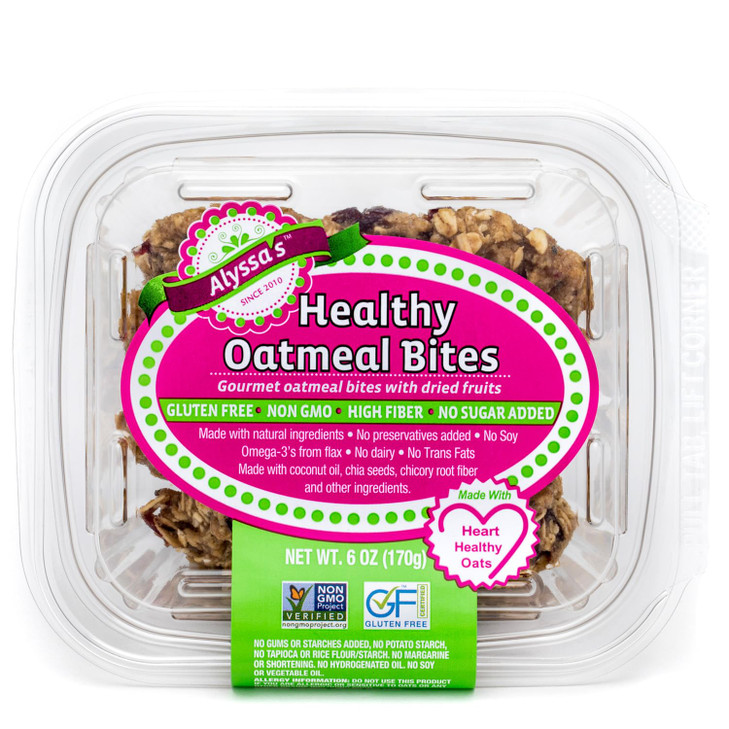 Alyssa S Oatmeal Bites Gluten Free Cookies Healthy Snacks From The Bakery Sugar Free Soft Cookies Low Carb Keto Protein Snacks Gluten Free