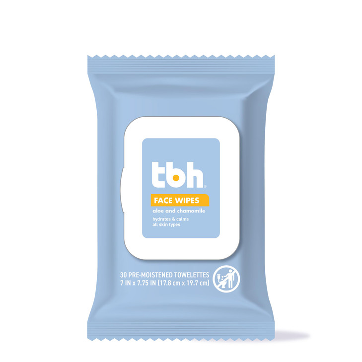 Tbh Kids Gentle Face Wipes Daily Cleansing And Hydrating Wipes For Preteens And Teens Soothing Chamomile And Calendula Sulfate And Paraben