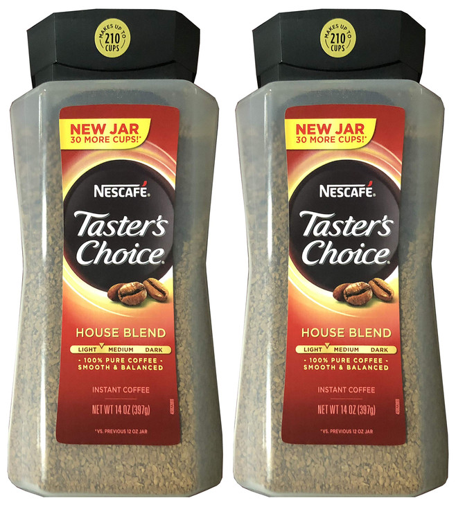 Taster S Choice Original Gourmet Instant Coffee 14 Oz Pack Of 2