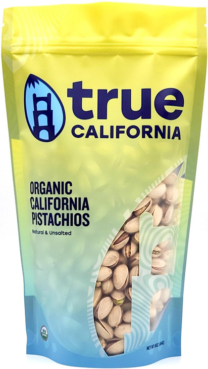 True California Organic Pistachios 1 Lb Raw In Shell Unsalted Vegan