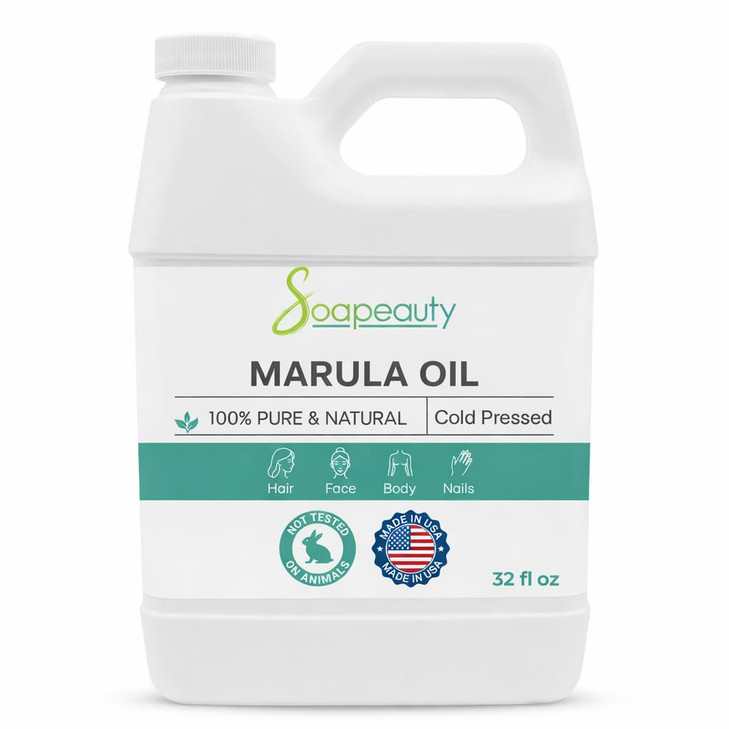 Marula Oil Cold Pressed Unrefined 100 Percent Pure Natural Face Hair 32 Fl Oz