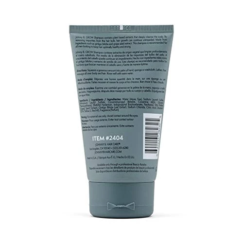 Johnny B. Professional Grow Hair Shampoo 3.3 Oz