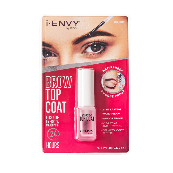 I Envy By Kiss Eyebrow Sealer Clear Eyebrow Setting Topcoat For Perfect Brows 24 Hour Long Lasting Waterproof Smudge Proof Sweat Proof For