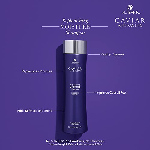 Alterna Caviar Anti Aging Replenishing Moisture Shampoo 33.8 Ounce Packaging May Vary
