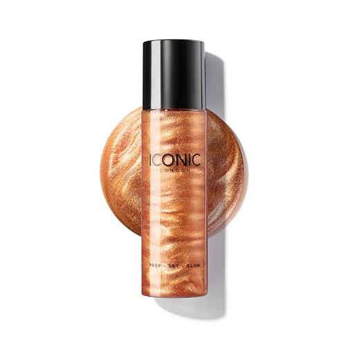 Iconic London Prep Set Glow Makeup Setting Spray Glow 4.22 Fl Oz
