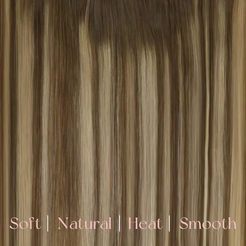 Easyouth Clip In Hair Extensions Human Hair Balayage For Short Hair