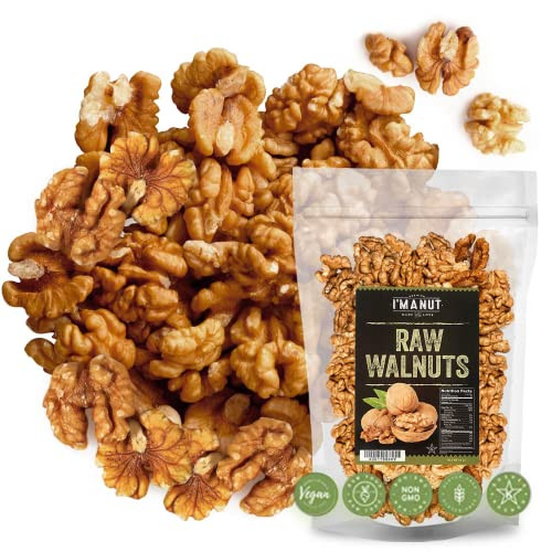 Premium Raw Walnut Halves And Pieces 48Oz 3 Lb 100 Percent Natural No Ppo Non Gmo Batch Tested Gluten And Peanut Free Kosher Small Batch
