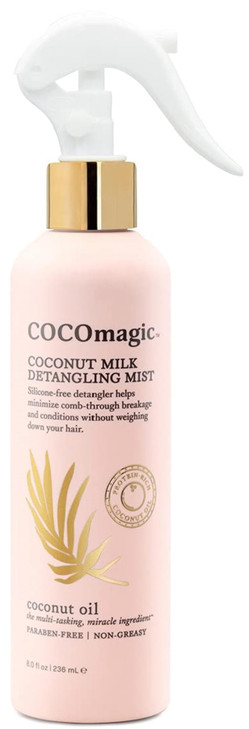 Cocomagic Coconut Milk Detangling Mist Extra Moisturizing Leave In Detangler Restore Vibrancy And Boost Shine Non Greasy Formula Paraben