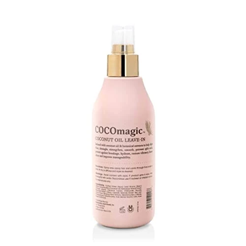 Cocomagic 10 In 1 Leave In Hair Treatment With Coconut Oil Hydrate Detangle Prevent Frizz Smooths Creates Silkiness Gentle For All Hair