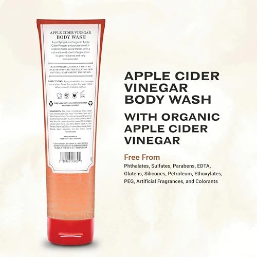 Grandpa S The Soap Company Apple Cider Vinegar Body Wash Purifies And Cleanses To Leave Skin Glowing With Appl Cider Vinegar And Apple Juice