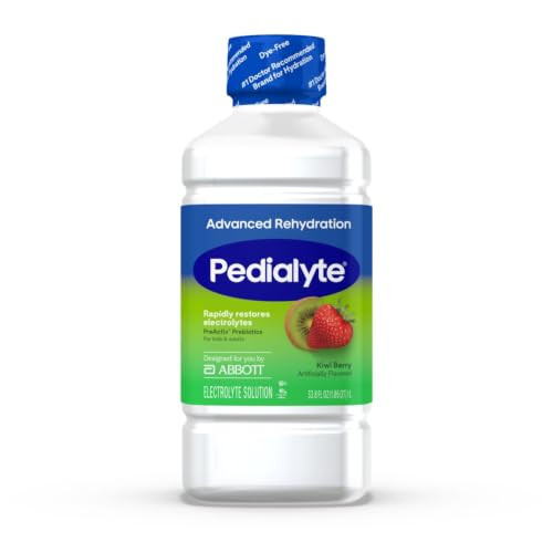 Pedialyte Advanced Rehydration Electrolyte Drink Dye Free Hydration 1L