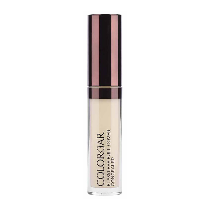 Colorbar Flawless Full Cover Concealer Face Makeup Concealer With Liquid To Powder Formula Hides Scars And Discoloration 001 Velvet 0.2 Oz