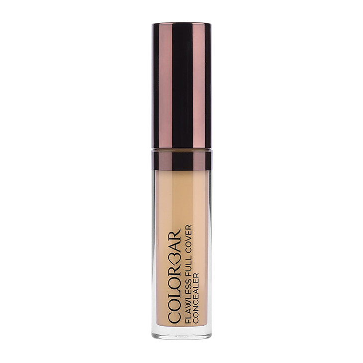 Colorbar Flawless Full Cover Concealer Face Makeup Concealer With Liquid To Powder Formula Hides Scars And Discoloration 002 Chiffon 0.2 Oz
