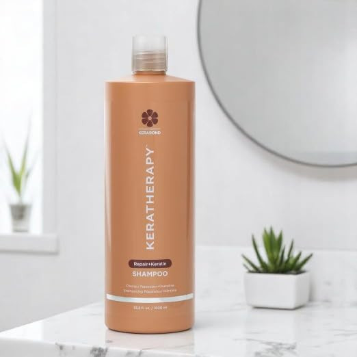 Keratherapy Keratin Infused Keratinfixx Repair Shampoo 33.8 Fl. Oz. 1000 Ml Repair Shampoo For Dry Damaged Or Frizzy Hair With Caviar