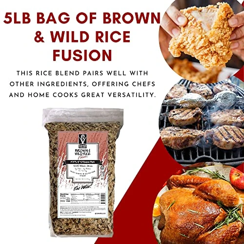 Goose Valley Brown And Wild Rice Fusion 5 Lb 2.27 Kg Pack Of 1