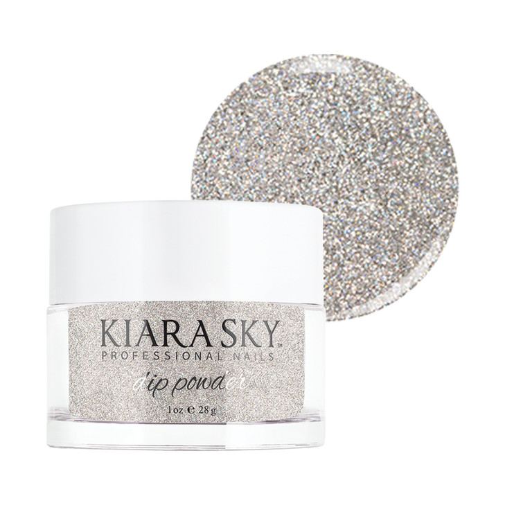 Kiara Sky Dip Powder Silver Tones 1 oz, Knight