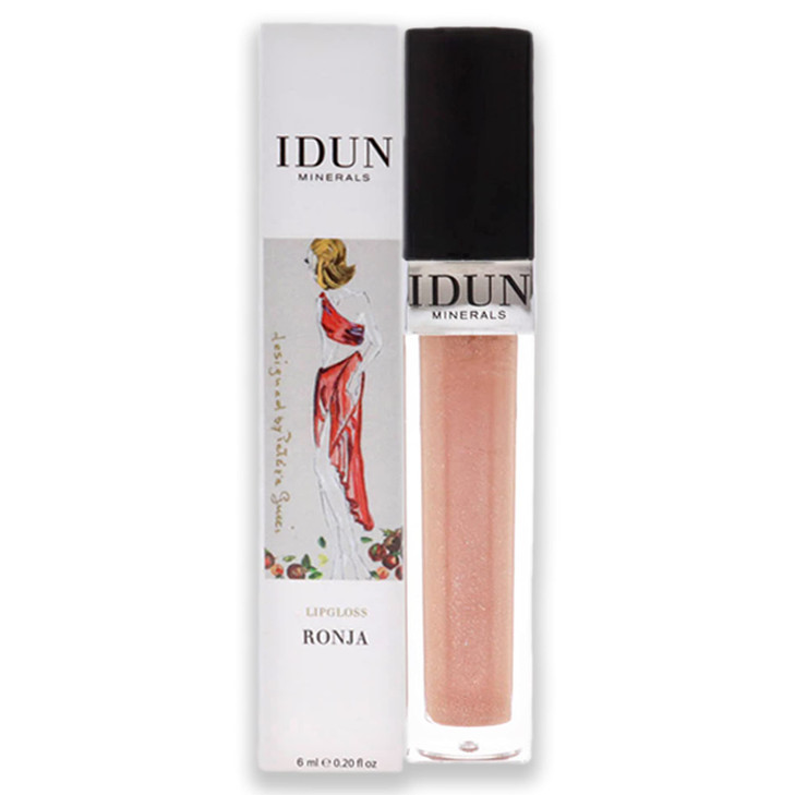 Idun Minerals Lip Gloss Soft Creamy Formula For Velvet Soft Shiny Pout Intense Vitamin E Hydration For Dry Chapped Lips Non Sticky Long