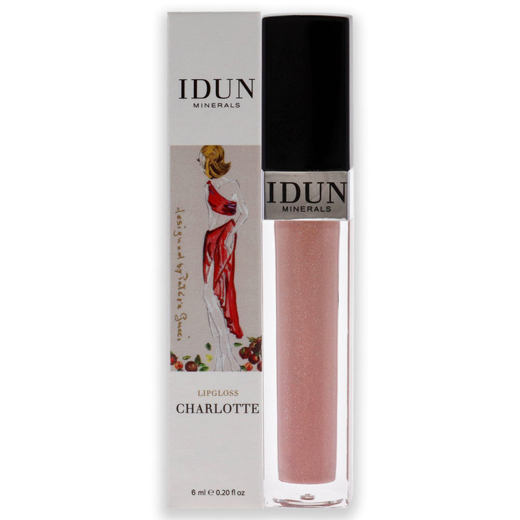 Idun Minerals Lip Gloss Soft Creamy Formula For Velvet Soft Shiny Pout Intense Vitamin E Hydration For Dry Chapped Lips Non Sticky Long
