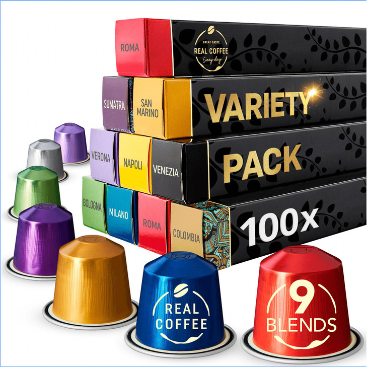 Espresso Coffee Pods Variety Pack 100 For Nespresso Original Line Machines