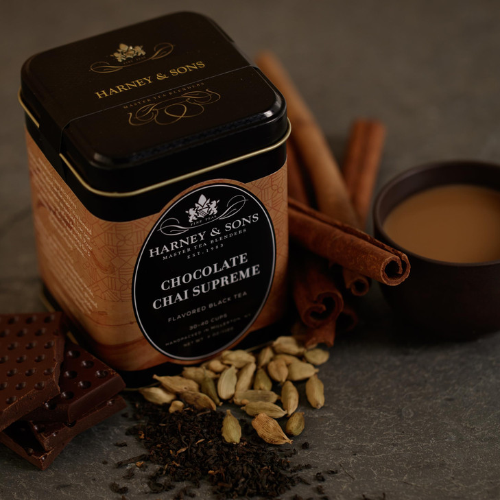 Harney And Sons Chocolate Chai Supreme Loose Leaf Black Tea Tin 4 Oz