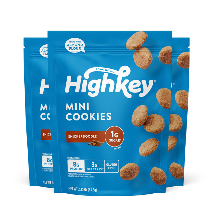 Highkey Low Carb Snickerdoodle Cookie Keto Snacks Diabetic Desserts Diet Friendly Food Gluten Free Zero Carbs Treat Cinnamon Sweets Healthy