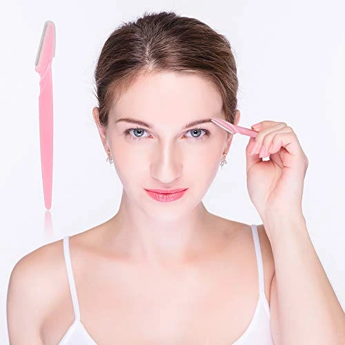 Wbcbec 30 Pieces Eyebrow Razor Shaper Trimmer Shaver Facial Razor With Precision Cover For Women And Men
