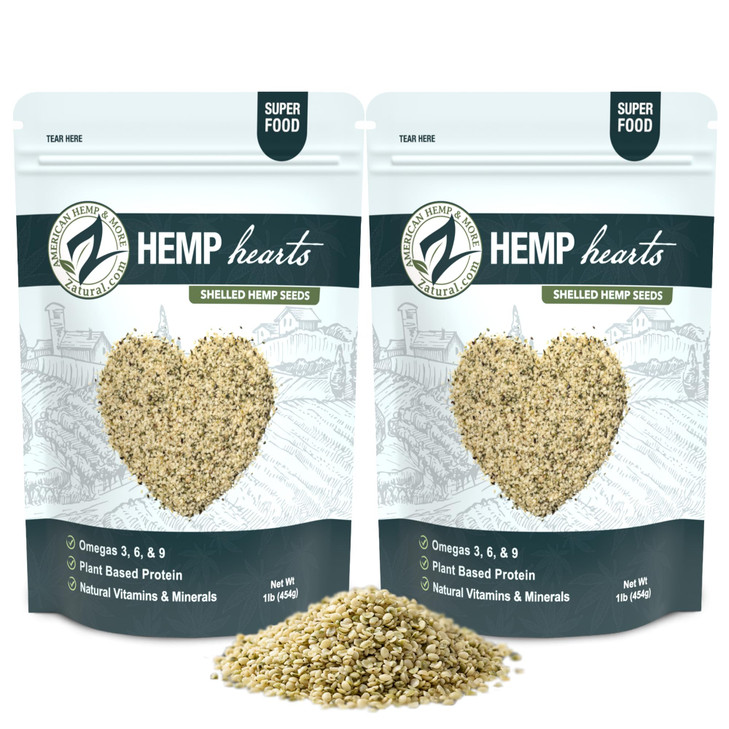 Zatural Hemp Hearts 100 Percent Pure Raw Hulled Hemp Seeds Naturally Grown Non Gmo Vegan Omega Rich Plant Protein For Smoothies Salads