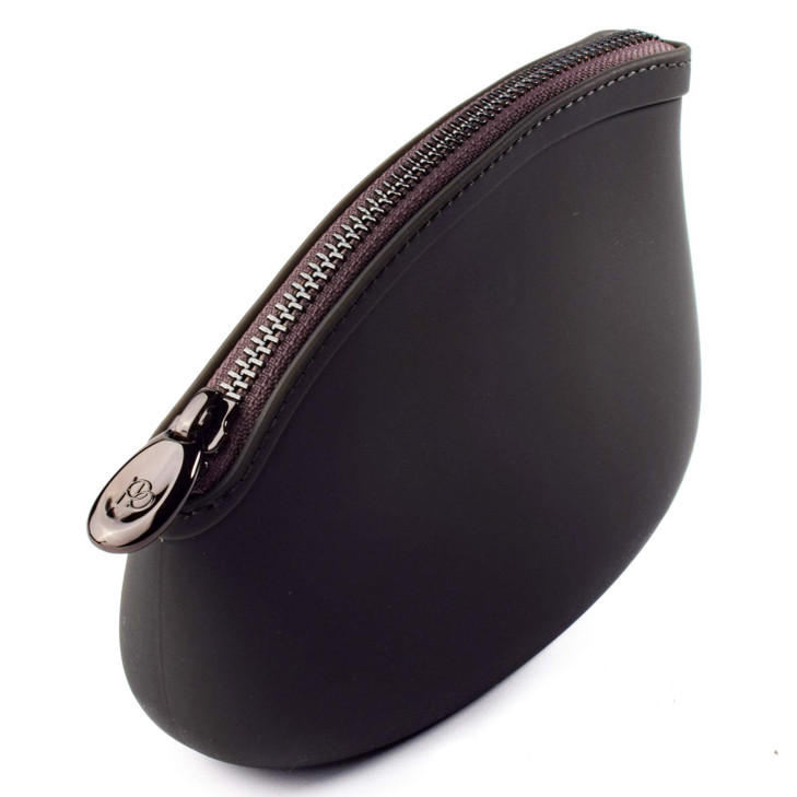 Small Makeup Bag By Pudinbag The Premium Silicone Purse Bag Vegan Hygienic Eco Friendly Water And Heat Resistant Dark Grey