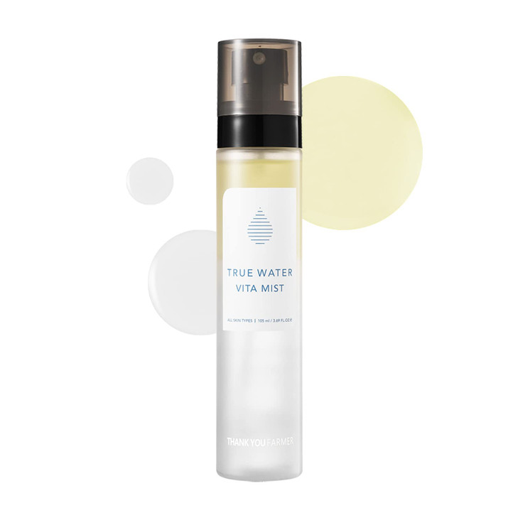 Thankyou Farmer True Water Vita Mist 3.69 Fl Oz 105Ml Oil And Water Double Layer 13 Vitamins And Sea Buckthorn Oil For Healthy Glow Skin