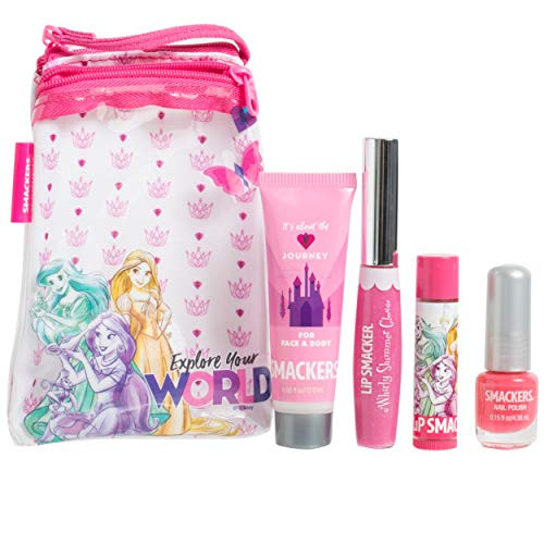 Lip Smacker Glam Princess Glam Bag Makeup Set Lip Balm Lip Gloss Nail Polish Lotion
