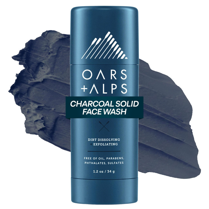 Oars Plus Alps Exfoliating Face Wash Stick Travel Friendly 1Pk 1.2Oz