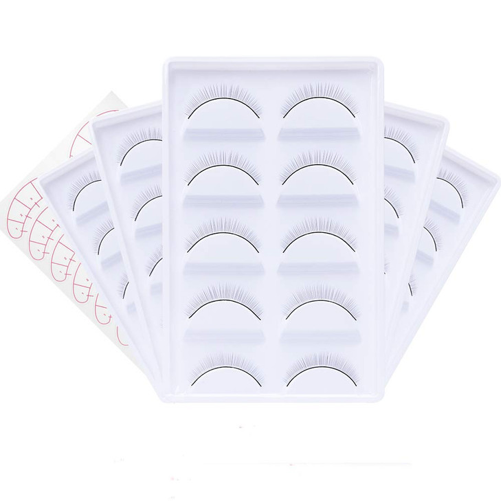 25 Pairs Practice Lashes For Training Eyelash Extension Supplies Training Lashes Strip Eye Lashes Extension Kit For Beginner By Fadlash