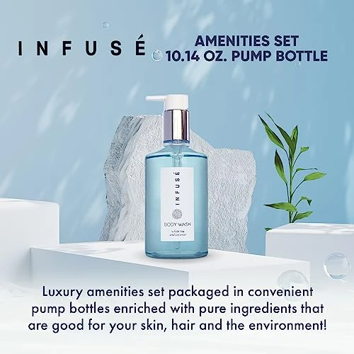 Infusé 10.14 Oz Hotel Body Wash Pump Bottle Bulk Hotel Toiletries