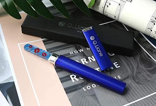 G.Liane Premium Glass Nail File With Case Professional Crystal Fingernail Files Perfect Manicure Set For Women Men Kids Nail Care Gift Set