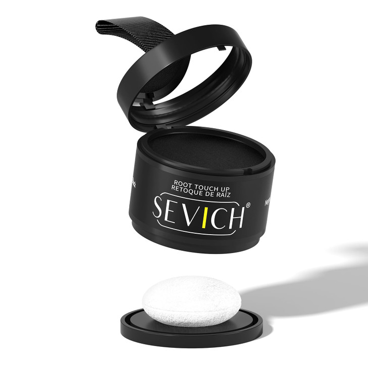 Sevich Hairline Powder Gray Root Touch Up Sweatproof Black