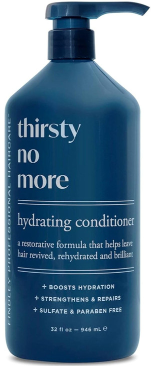 Findley Thirsty No More Hydrating Conditioner With Coconut Oil And Silk Protein Moisturize And Prevent Breakage Strengthen Damaged Hair 32