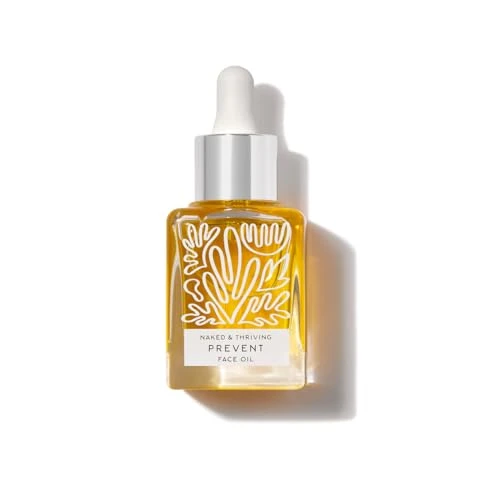 Naked And Thriving Prevent Anti Aging Facial Oil Vegan Naturally Derived Skin Care And Face Oil 1.18 Oz 35 Ml