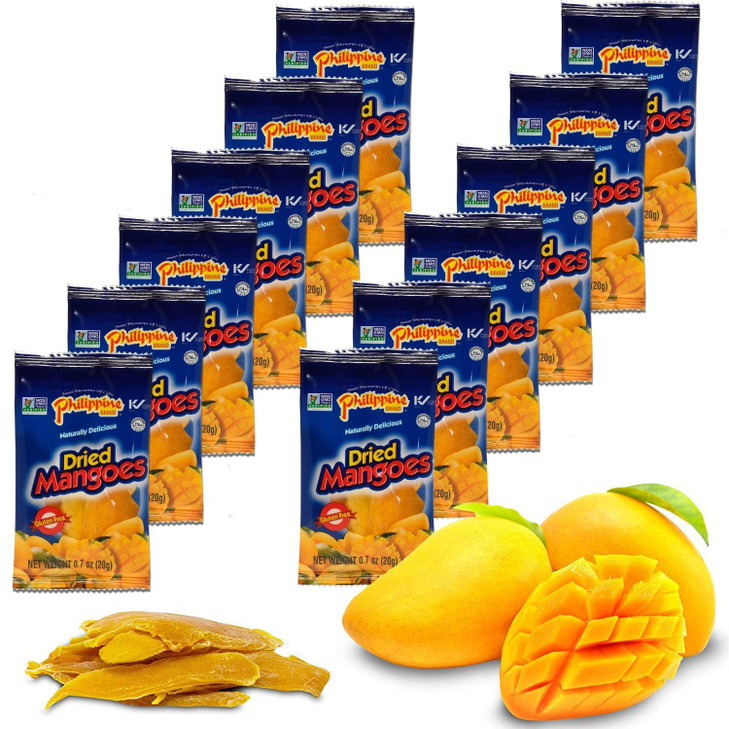Philippine Brand Dried Mangoes Fruit Snacks All Naturally Gluten Free Vegan Hand Selected Delicious Fresh Mangos From Philippines Grab And