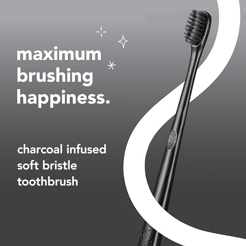 Hello Activated Charcoal Epic Teeth Whitening Fluoride Free Toothpaste and Toothbrush, Fresh Mint and Coconut Oil, Vegan, SLS Free, Gluten Free and P