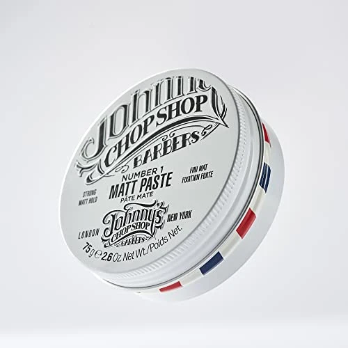 Johnny S Chop Shop 1 Men S Hair Styling Matte Paste Pro Quality Strong Hold Lasting Texture Natural Look Soybean Oil Protection And