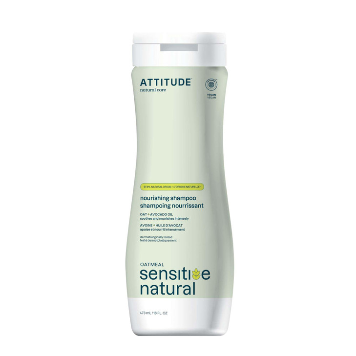 Attitude Moisturizing Shampoo For Sensitive Scalp Fresh Apple 16 Fl Oz